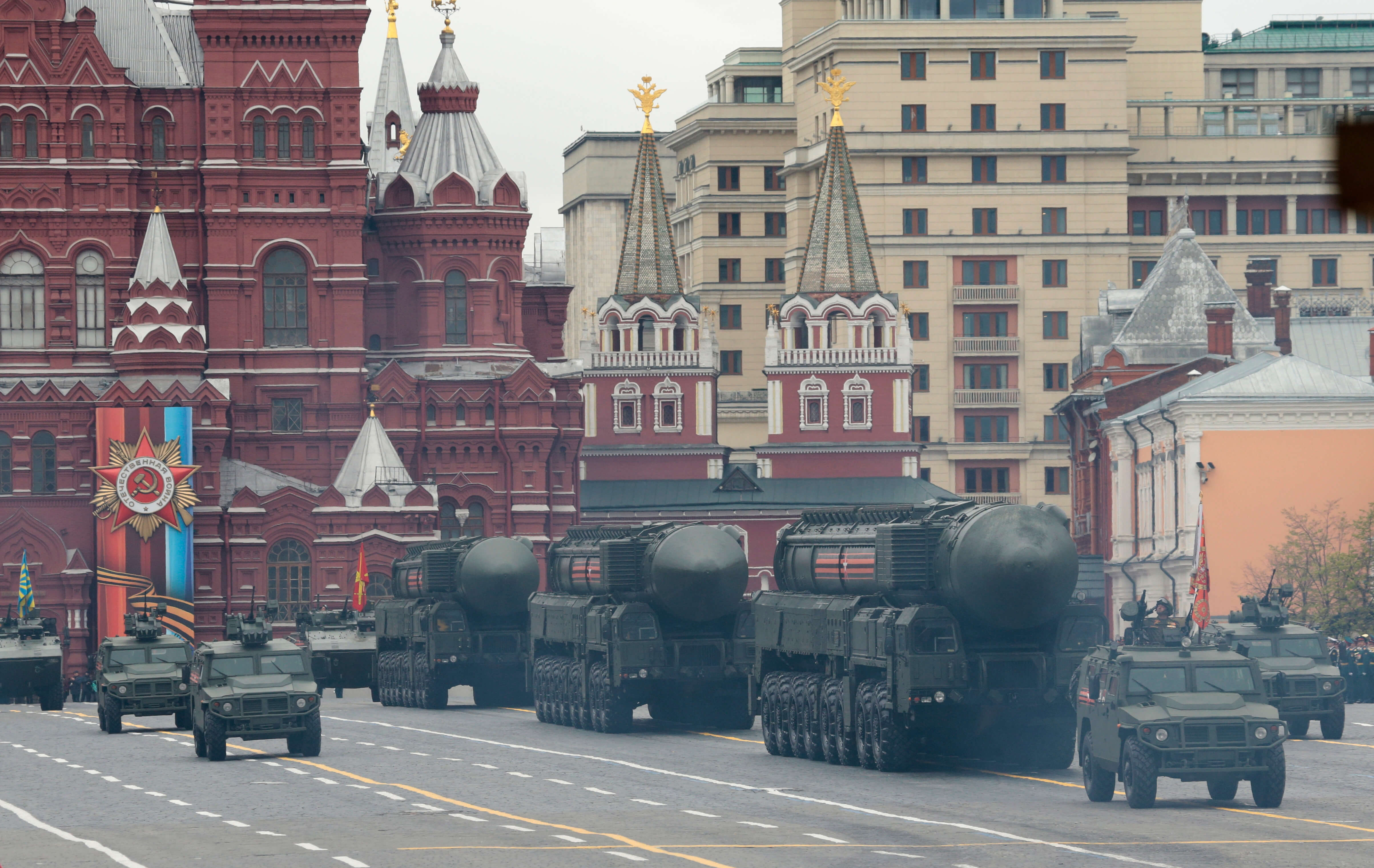 Russia celebrates Nazi Germany’s defeat on Victory Day, May 9, 2017. (Photo: AP)